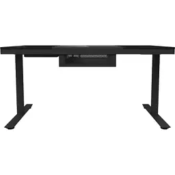 Комп'ютерний стіл Lorgar ELITE 90G Glass Black (LRG-DE90G) - мініатюра 4