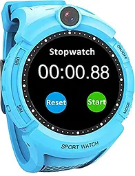 Смарт-годинник UWatch Q610 Kid wifi gps smart watch Blue - мініатюра 3