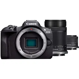 Бездзеркальний фотоапарат Canon EOS R100 Kit RF-S 18-45mm + RF-S 55-210mm IS STM (6052C036) [88959]