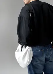 Чоловіча сумка Sambag HOBO BAG-GLOVE Біла 30 х 13 х 8 см (53400008m) - мініатюра 11