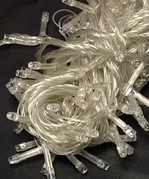 Світлодіодна гірлянда No Brand 260 LED класична 5 мм 15 м з прозорим дротом та різнокольоровим світлом (1130-01) - мініатюра 2