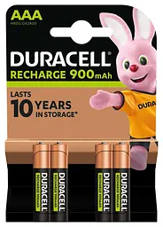 Акумулятори Duracell Rechargeable AAА 900 mAh, 4 шт. (6486619) - мініатюра 7