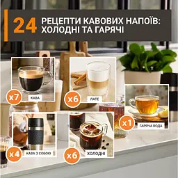 Кавомашина Krups Sensation Elite Hot&Cold 1.7 л сріблясто-чорна (EA917EE0) - мініатюра 17