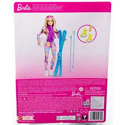 Лялька-лижниця Barbie Зимові види спорту, 30 см (HGM73) - мініатюра 7