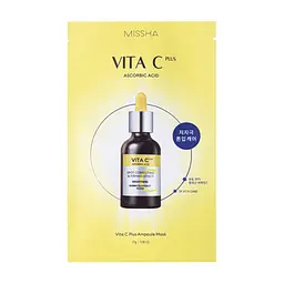 Маска для обличчя Missha Vita C Plus Ampoule Mask Тканинна 27 г (8809747944040)