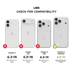 Чохол до мобільного телефона UAG Pathfinder MagSafe iPhone 17 Pro Max Orange (114549119797) - мініатюра 11