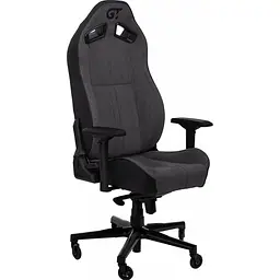 Геймерське крісло GT Racer X-8009 Fabric XL Dark Gray/Black [147954] - мініатюра 2