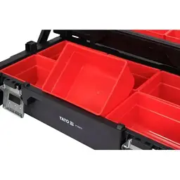 Складний ящик органайзер для інструментів Yato з 21 коміркою 56x30.5x16.5 см (YT-08970) - мініатюра 7