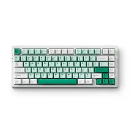 Ігрова механічна клавіатура Mchose G75 Pro / Три режими підключення / Matcha Latte Switch / Green