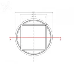 Душовий трап Pestan Confluo Plate Vertical 2в1 15х15 см 30412 - мініатюра 7