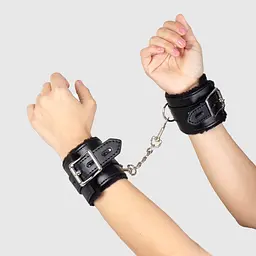 Наручники - Black Bondage Handcuffs - мініатюра 5
