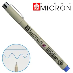 Лінер Sakura PIGMA MICRON (0.5), 0,45 мм синій