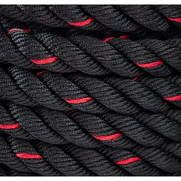 Канат тренувальний 4FIZJO Battle Rope 9 м для кросфіту Black (P-5907739312242) - мініатюра 4