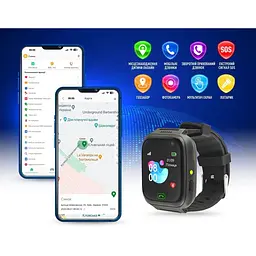 Smart Watch GARMIX PointPRO-100 WIFI BLACK UA UCRF - мініатюра 3