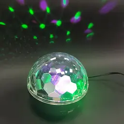 Світлодіодна диско-куля музична Bluetooth з пультом чорний - мініатюра 5