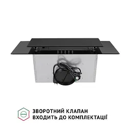 Витяжка декоративна похила PERFELLI DN 6142 BL LED - мініатюра 8