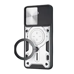 Чохол Full Protection JS Magnetic Xiaomi Redmi 13C 4G/Poco C65 Silvery - мініатюра 3