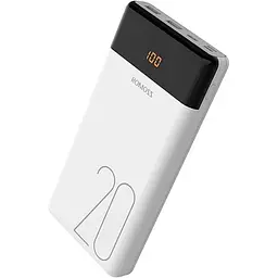 УМБ Power Bank Romoss LT20 20000mAh повербанк з екраном White (11240)