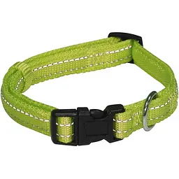 Нашийник для собак Croci Soft Reflective світловідбиваючий з нейлону 30-45 см зелений