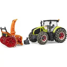 Іграшкова машинка Bruder Трактор Claas Axion 950 для прибирання снігу 1:16 (03017) - мініатюра 8