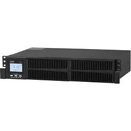 ДБЖ безперервної дії (Online) 2E OD1000RT, 1000VA/900W, RT2U, LCD, USB, 3xSchuko (2E-OD1000RT) - мініатюра 3