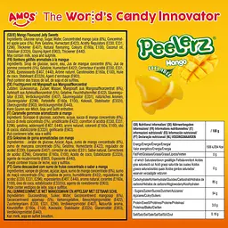 Жувальні цукерки Amos Peelerz Gummy Mango 85г - мініатюра 7