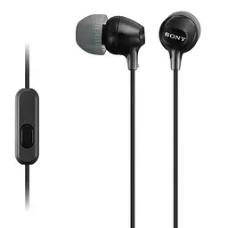 Навушники Sony In-ear MDR-EX15AP 3.5 mini-jack Mic Чорний (MDREX15APB.CE7)