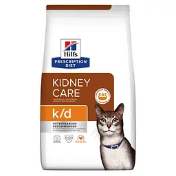 Сухий корм Hill's Prescription Diet k/d для котів підтримання функції нірок з куркою