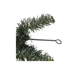 Гірлянда декоративна Black Box Trees Creston Frosted штучна з декоративними шишками та ягодами 180 см зелена (8718861153019) - мініатюра 2