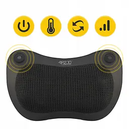 Подушка-масажер 4FIZJO Shiatsu Pro+ 4FJ0562 Black (P-5907739319159) - мініатюра 10