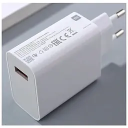 Зарядний пристрій Xiaomi MDY-11-EZ service orig 33.0W Max Mi Turbo 3.0 white - мініатюра 2