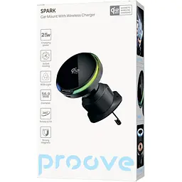 Автомобільний тримач з Бездротовим ЗП Proove Spark Qi2.2 25W - мініатюра 2