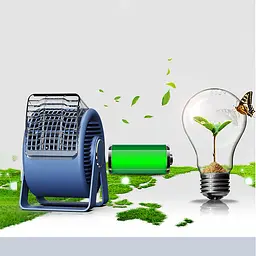 Настільний вентилятор F7-B Snail 2200mAh Blue Epik teh0029474 - мініатюра 6