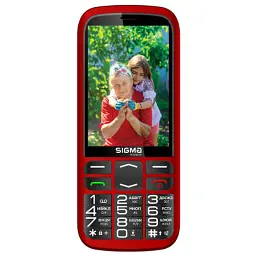 Мобільний телефон Sigma Comfort 50 Optima Type-C Red (4827798122327) - мініатюра 2