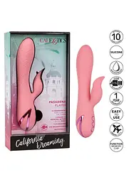 Вібратор-кролик Calexotics Pasadena Player, 21.5 см (рожевий) - мініатюра 6