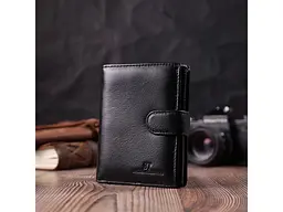 Чоловічий шкіряний гаманець ST Leather 10х13х2.5 см acs0028292 - мініатюра 8