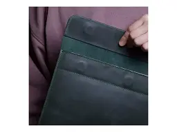 Чохол для ноутбука InCarne Klouz MacBook Pro 13 2016-2025 (вінтажний) зелений (klouz-green-vintage-pro-13) - мініатюра 4