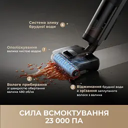 Бездротовий миючий пилосос Dreame H15 MIX 5 в 1 - мініатюра 11