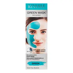 Зелена маска для обличчя Revuele Anti-Acne Green Face Mask Cryo Effect, 80 мл - мініатюра 3