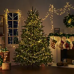 Гірлянда Нитка вулична GarlandoPro 30 м 300 LED чорний дріт Жовтий CF300L30MBY - мініатюра 2