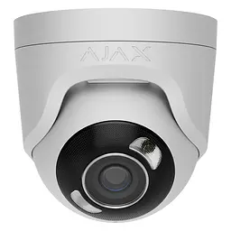 IP-камера Ajax TurretCam HL White 8МП (2.8мм) (Ajax TurretCam HL (8 Mp/2.8 mm) white)