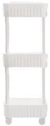 Етажерка 3-х ярусна 6020 Honeycomb WHITE 17х27х73 см VIOLET HOUSE meb0000380 - мініатюра 2