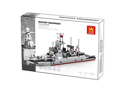 Конструктор Wange військовий корабель Type 052D Destroyer дитячий конструктор, есмінець, 376 деталей - мініатюра 2