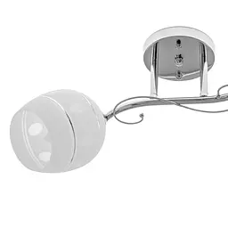 Люстра стельова Brille в спальню E27 60W CH (LK-589C/2) - мініатюра 3