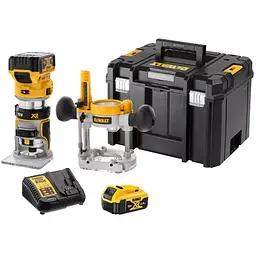 Фрезер акумуляторний DeWalt з АКБ та ЗП DCW604P2