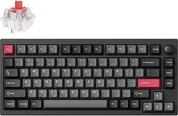 Клавіатура механічна P1 Pro 84Key, Keychron Super Red, WL/BT/USB-A, QMK/VIA, Hot-Swap, EN/U Lemokey teh0013908