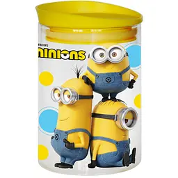 Банка для зберігання Universal Minions скляна з пластиковою кришкою 500 мл (85006271)