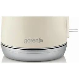 Електрочайник Gorenje K 15 RL кремовий 1.7 л (728258) - мініатюра 2