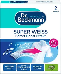 Отбеливатель Dr. Beckmann Super Weiss, 2x40 г (4008455004174)
