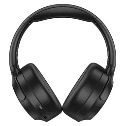 Бездротові навушники Borofone BO31 Prestige active noise reduction BT headphones, BT5.4, ANC, AUX, BT, 400mAh, 38h Max, black - мініатюра 2